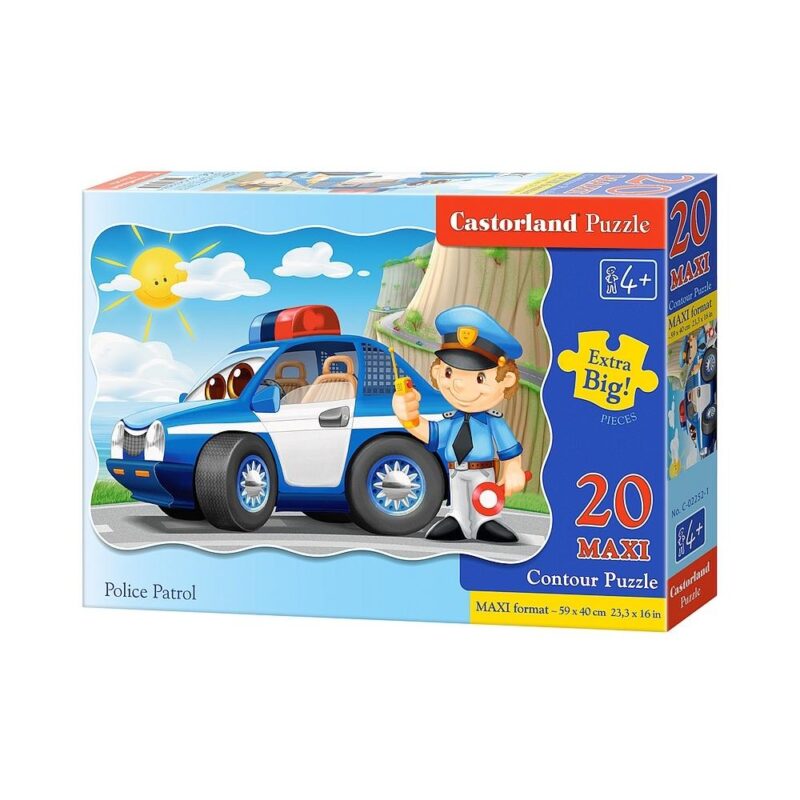 puzzle 20 komada maxi policijska patrola