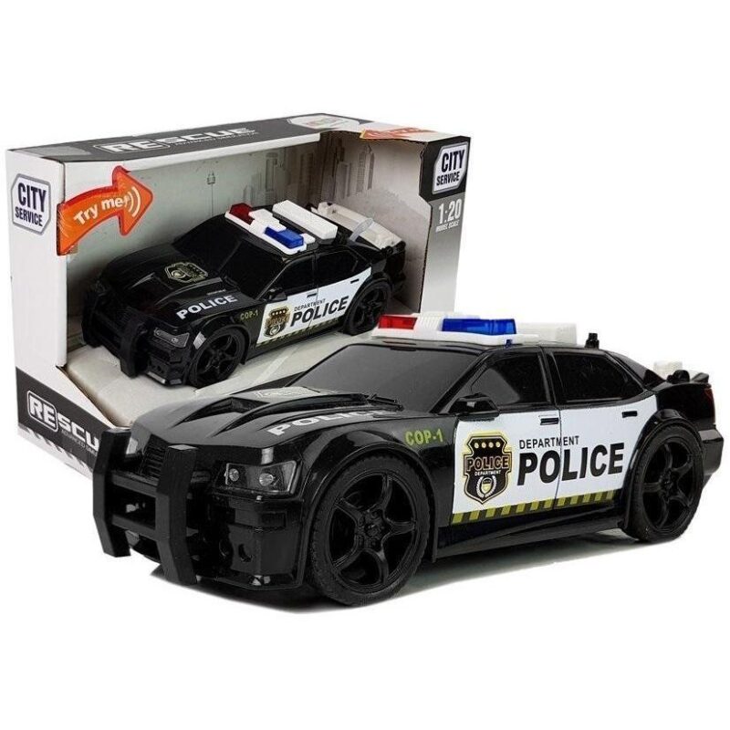 Policijski auto crni 1:20