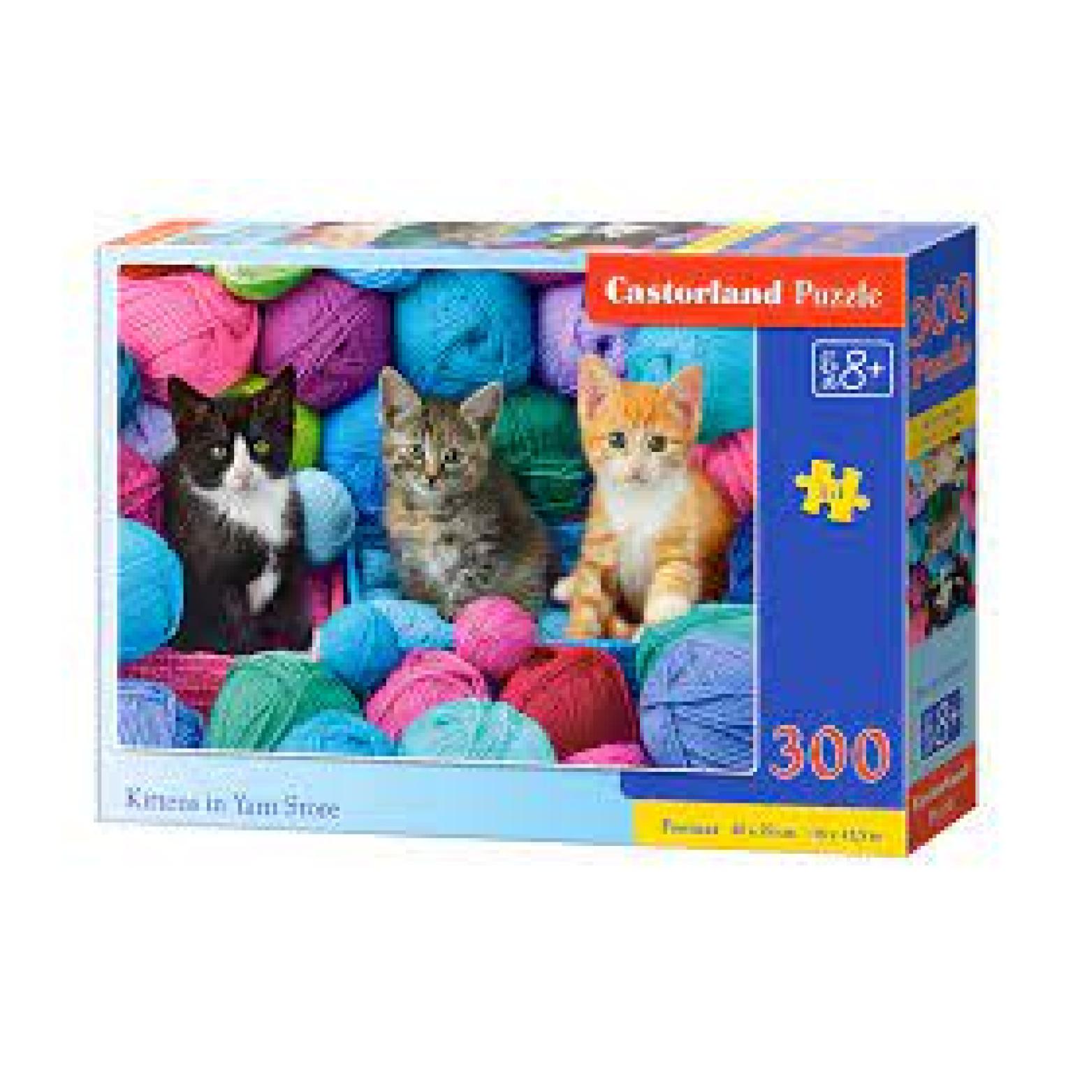 Puzzle 300 kom  Kittens in Yarn Store