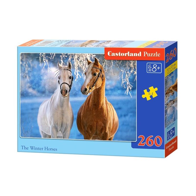 PUZZLE 260 KOM ZIMSKI KONJI