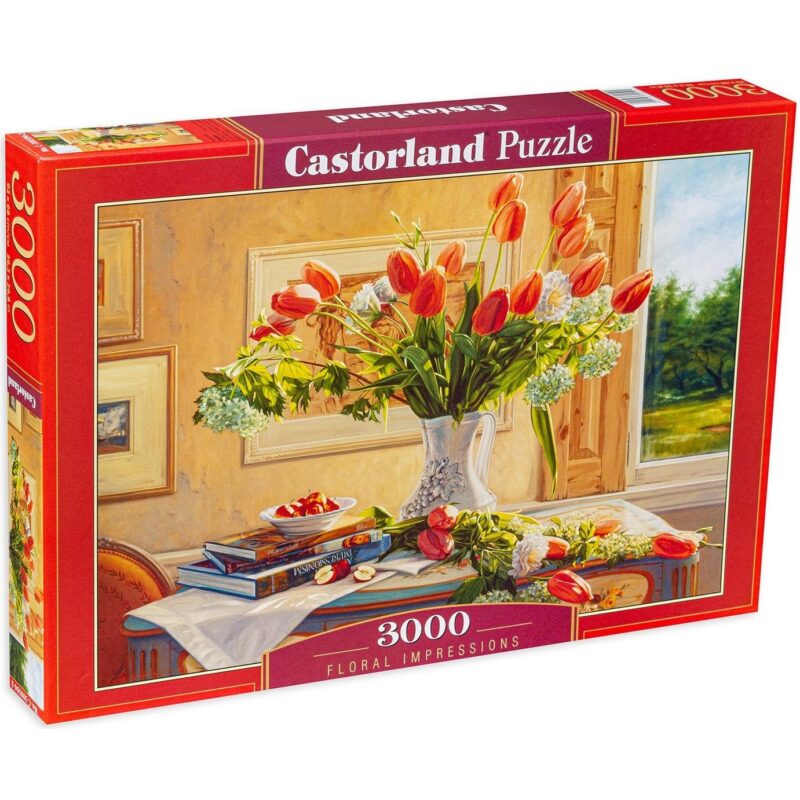 PUZZLE 3000 KOM CVIJEĆE NA STOLU