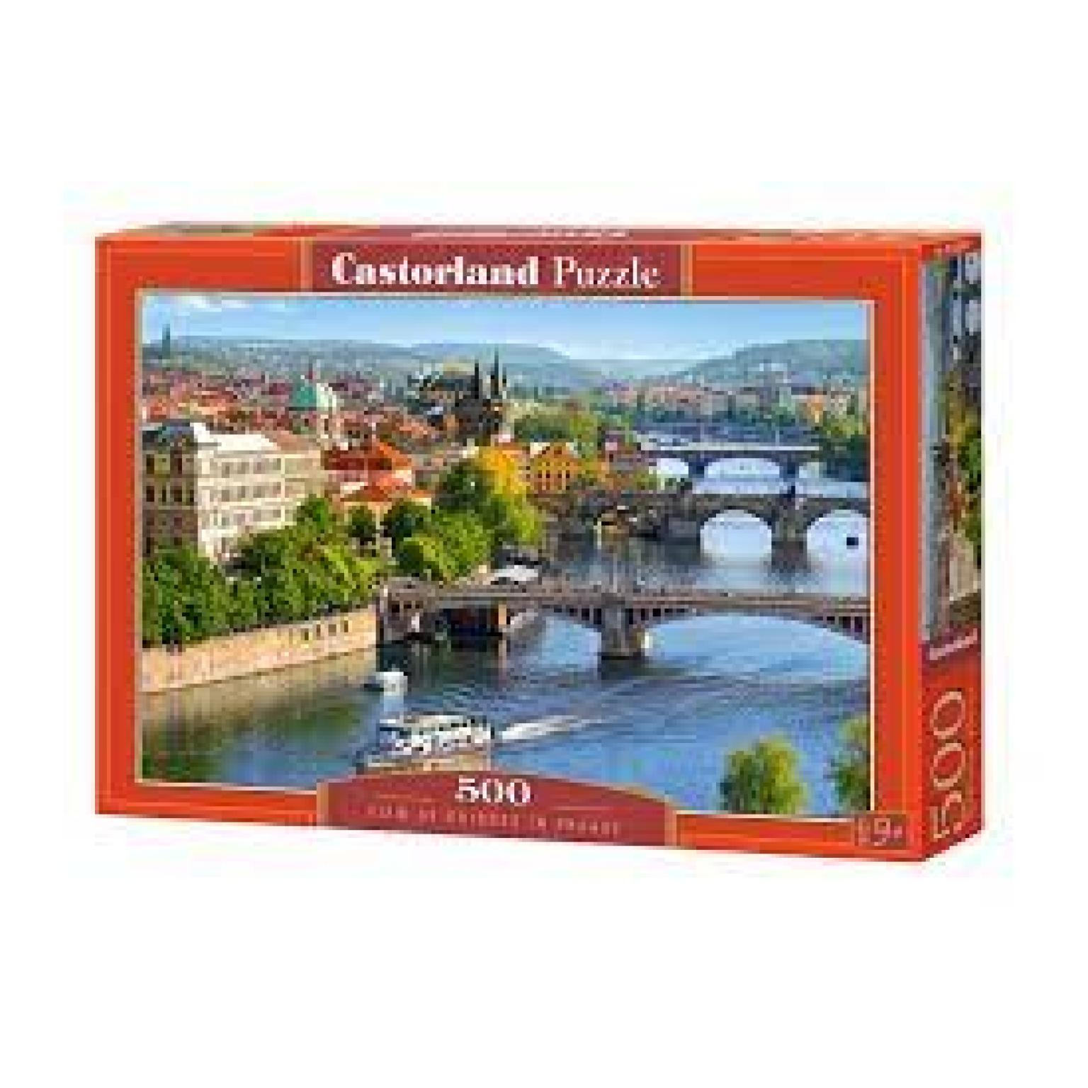 PUZZLE 500 KOM POGLED NA MOSTOVE U PRAGU